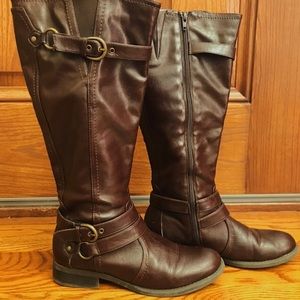 Brown riding inspire boots